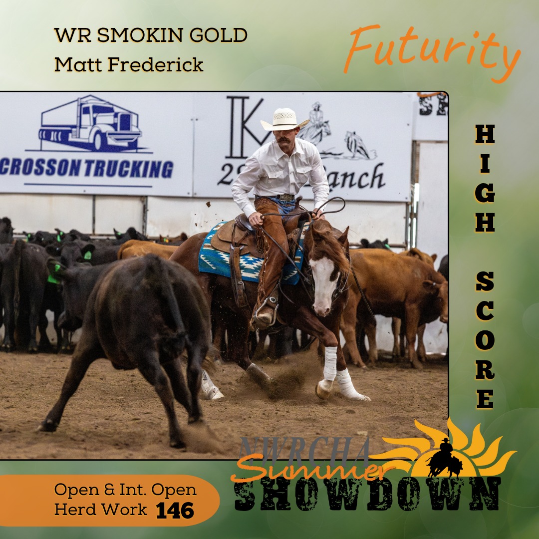WR SMOKIN GOLD & Matt Frederick