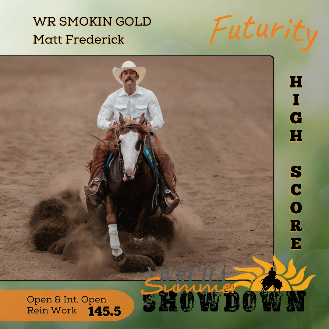 WR SMOKIN GOLD & Matt Frederick