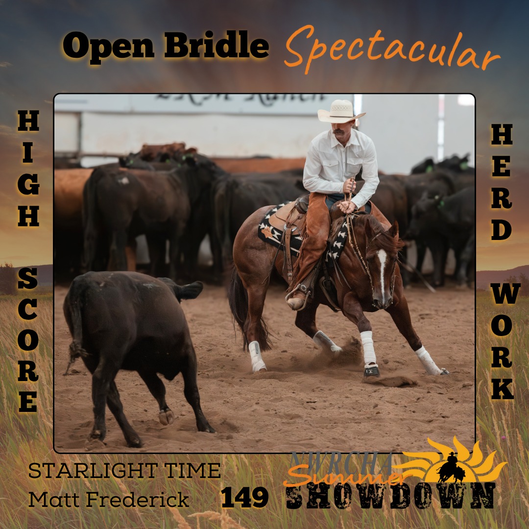 STARLIGHT TIME & Matt Frederick for Raising Hal Cow Horses