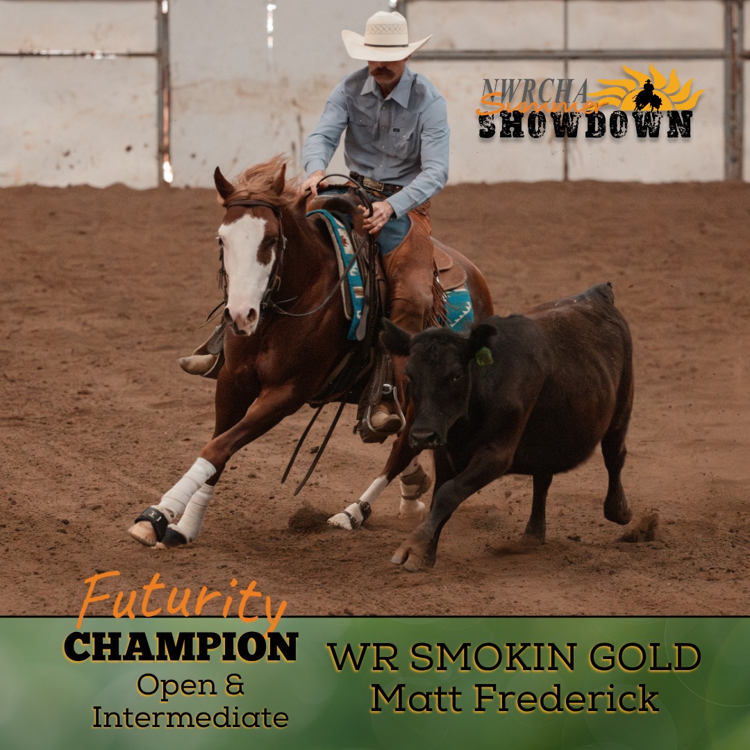 WR SMOKIN GOLD, shown by Matt Frederick
